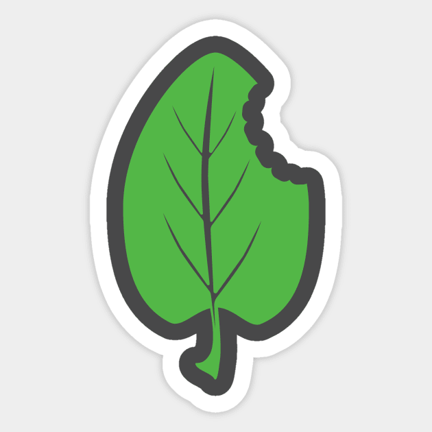 Operation Eat All The Plants Leaf for Dark Sticker by Operation Eat All The Plants